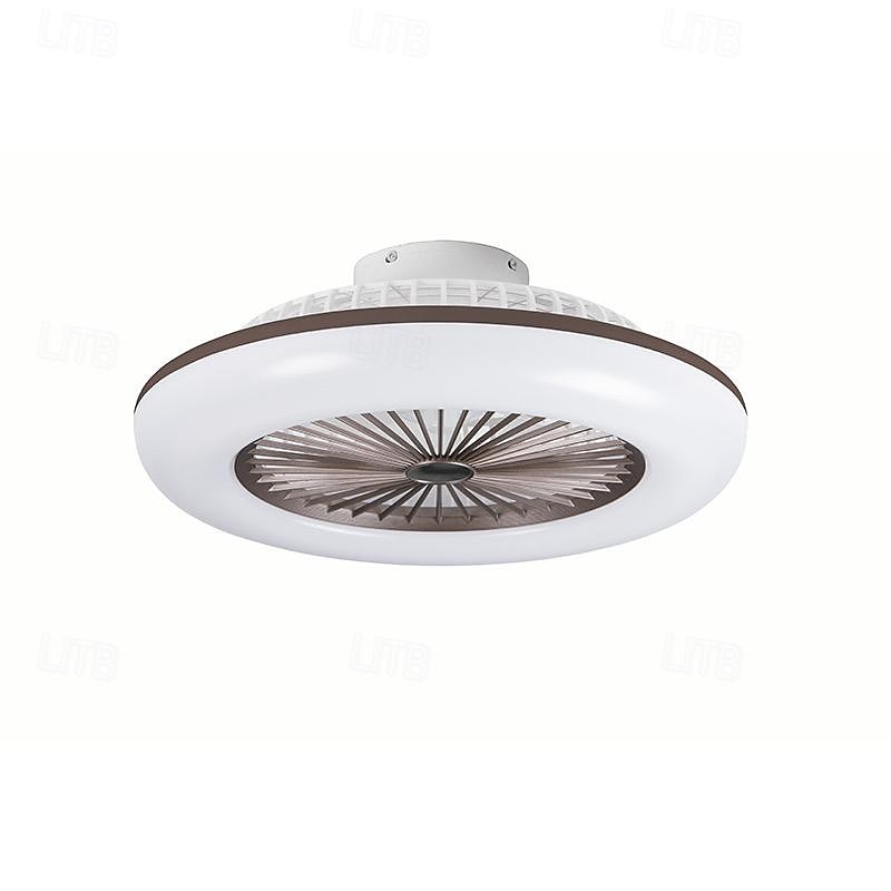 Ceiling Fans with Lights, 55cm Modern Low Profile Ceiling Fan, 72W Flush Mount, 3 Colors, 3 Speeds, Dimmable Ceiling Fan with Light 110-240V 2025 - $280.79 –P2