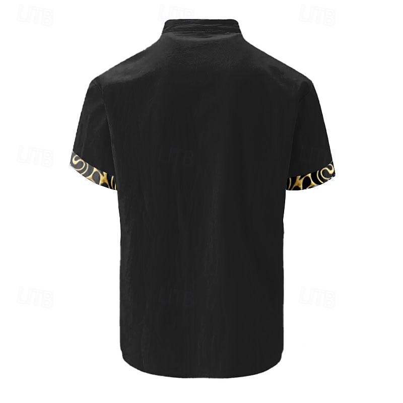 Homme Couleur Unie Chemise Boutonnée Chemises Imprimées Manche Courte Hawaïen Resort Extérieur Vacances Fête Été Col Rabattu Avec Poches Imprimé Boutonné Noir bleu marine de 2026 ? $25.99 –P2