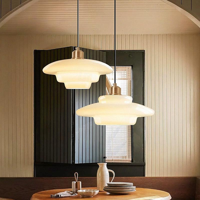 Lampade a sospensione a led per il tavolo della sala da pranzo 1 luce lampada a sospensione a soffitto in ottone per cucina isola luce illuminazione ingresso 110-240v del 2025 a $255.97 –P1