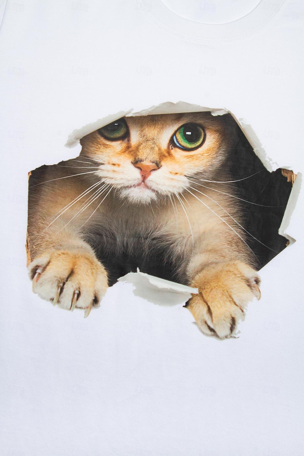 Per donna maglietta Maglietta divertente Nero Bianco Pop art Gatto Stampa Manica corta Informale Giornaliero Essenziale Rotonda Standard 100% cotone Gatto 3D S del 2025 a $4.59 –P12