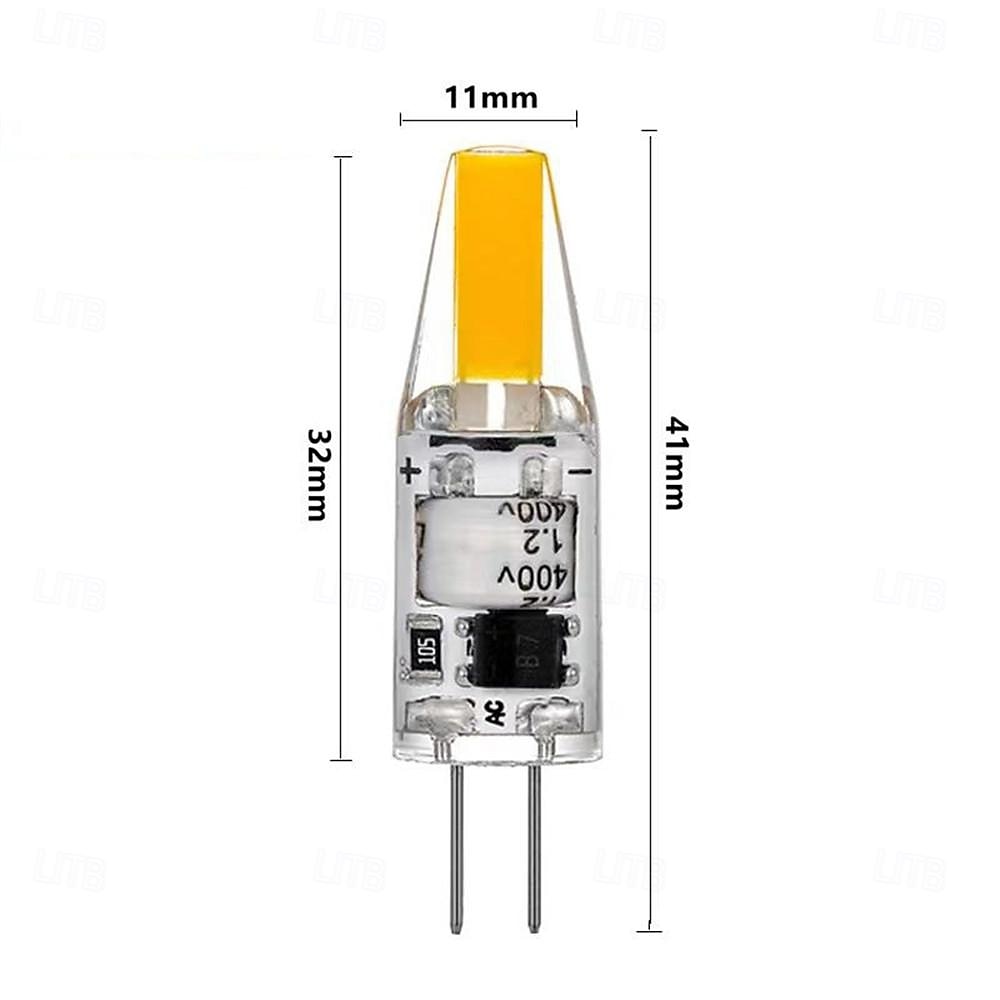 6 τμχ/10 τμχ 200 lumens g4 λαμπτήρας led cob χωρίς τρεμόπαιγμα για κάτω από το φως του ντουλαπιού, φώτα οροφής, rv, βάρκες, φωτισμός εξωτερικού χώρου αντικατάσταση αλογόνου 2025 - $22.99 –P1