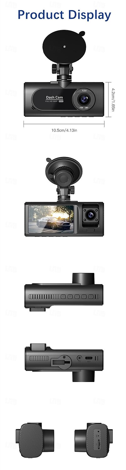 V20 1080p Full HD Car DVR 120 Degree Wide Angle CMOS 2 inch IPS Dash Cam with WIFI / Loop recording / Loop-cycle Recording 4 infrared LEDs Car Recorder 2025 - $49.99 –P9