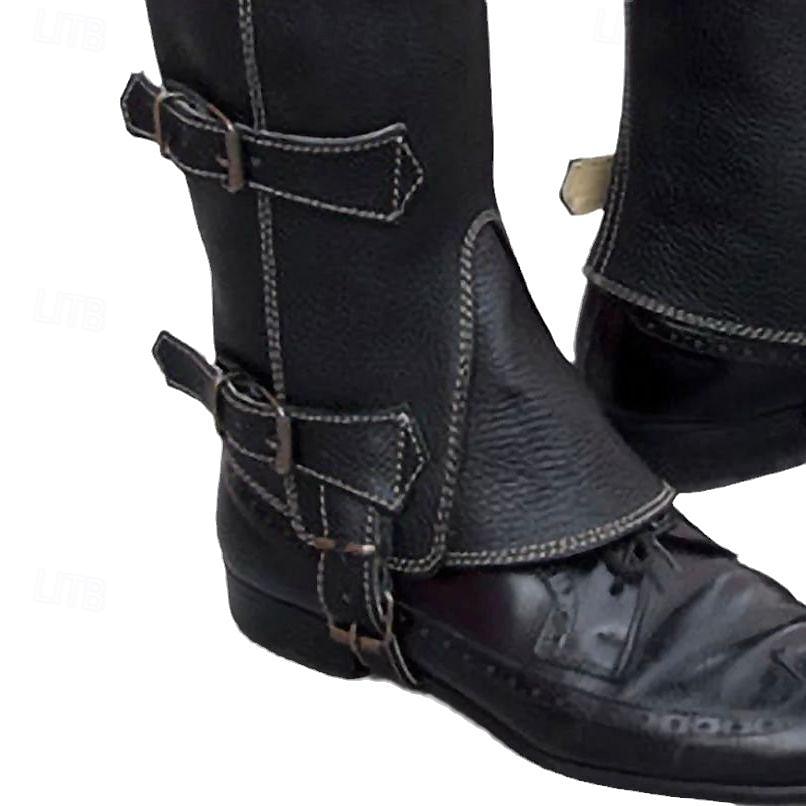 Retro Vintage Medieval Renaissance Shoes Gaiters Boot Covers Pirate Knight Ritter Viking Valhalla Men's Unisex Halloween Carnival Masquerade Event / Party Masquerade Adults' Shoe Cover 2025 - $45.99 –P4