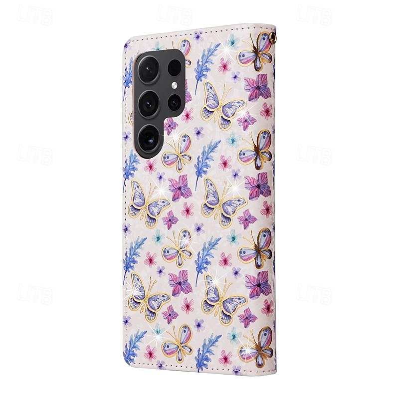 téléphone Coque Pour Samsung Galaxy S25 S24 S23 S23 FE S22 S21 Ultra Plus A14 A34 A54 A24 Étui Portefeuille Avec Dragonne Support Emplacement Carte Fleur Floral TPU faux cuir de 2025 ? $16.99 –P3