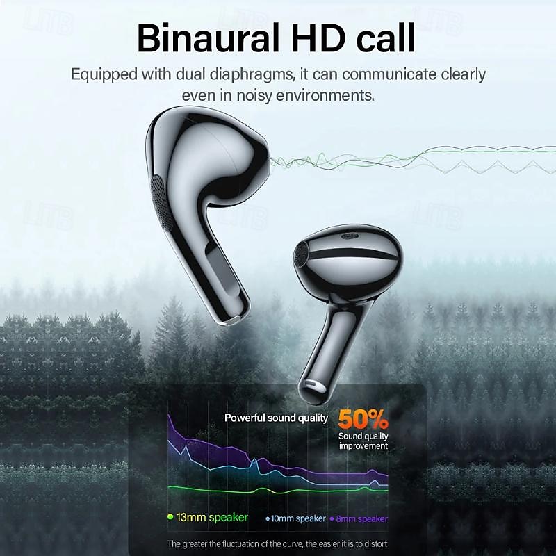 Lenovo LP40 Auriculares verdaderamente inalámbricos TWS auriculares Bluetooth 5.1 estéreo con caja de carga emparejamiento automático para Apple Samsung Huawei Xiaomi MI uso diario viajes uso al aire 2025 - $25.99 –P8