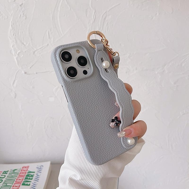 Phone Case For iPhone 16 iPhone 15 Pro Max Plus iPhone 14 13 12 11 Pro Max Plus Mini SE for Women Girl with Stand Holder with Lanyard with Wrist Strap Retro TPU PU Leather 2025 - $22.99 –P3