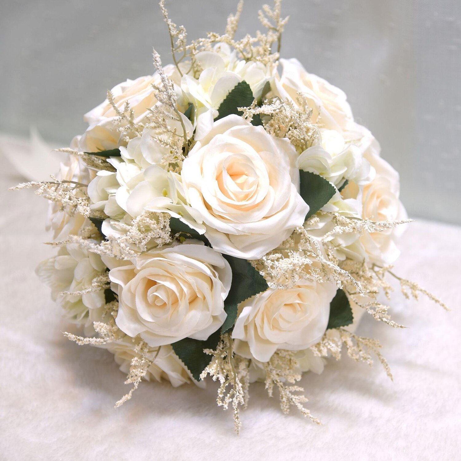 Ange éternel 958, tissu en soie rétro frais pour l'extérieur, fleurs à main, fournitures de mariage pour les mariés de 2025 ? $46.99 –P7