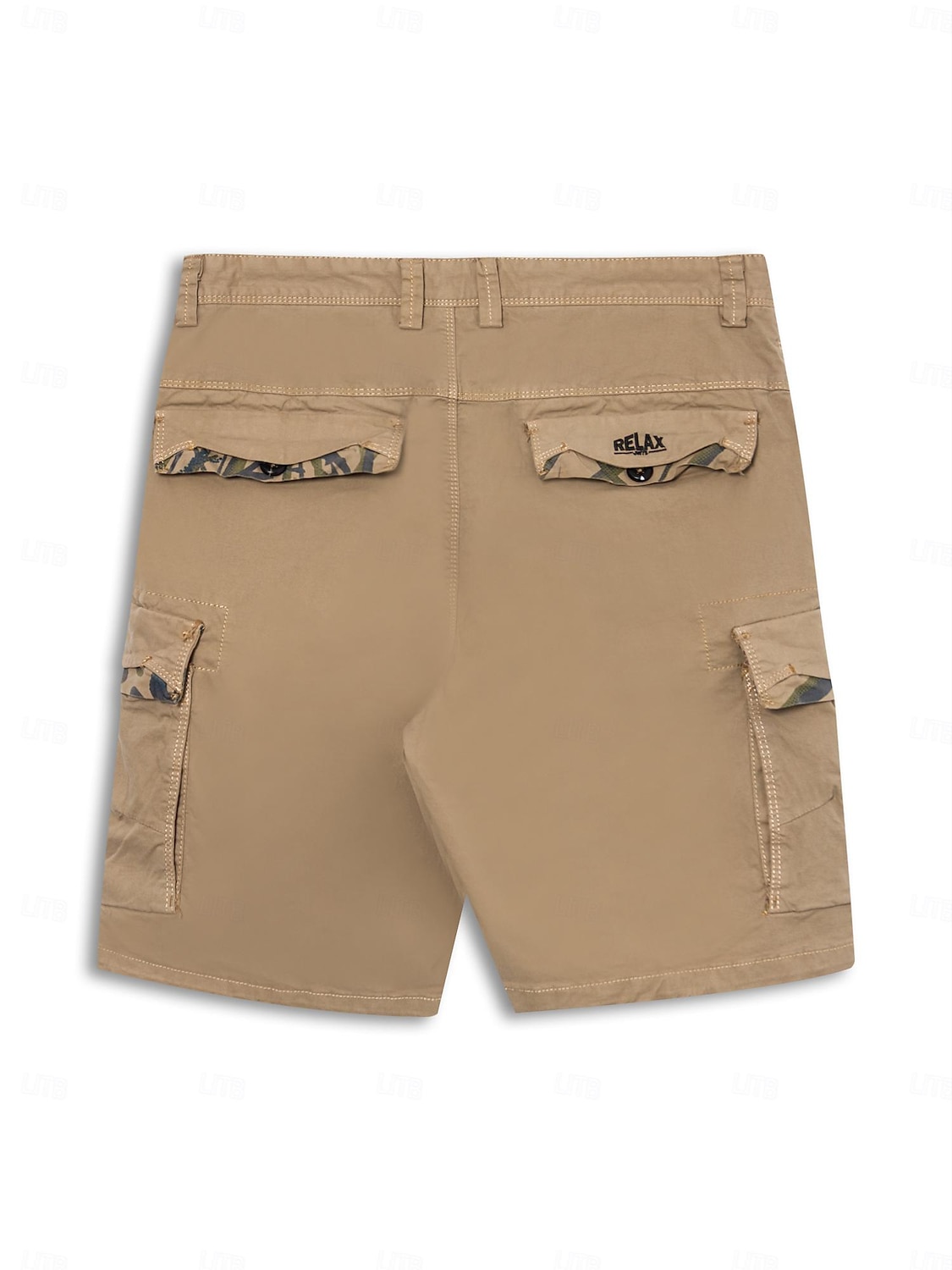 Voor heren Cargoshorts korte broek Wandelshorts Meerdere zakken Effen Buitensporten Streetwear Cargoshorts Korte broeken Leger groen Licht Grijs 2025 - $35.99 –P3