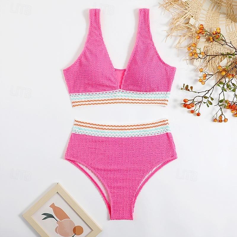 Dam Vanligt Sexiga underkläder Ensfärgat Ren färg Sexig Tryck upp Sommar Hem Säng Simning Polyester Snabb tork Stretch Shorts 2 st Hög midja Sommar Vår 2025 - $22.99 –P9