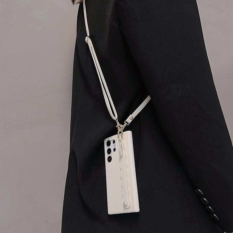 Phone Case For Samsung Galaxy S24 Ultra Plus S23 Ultra Plus S22 Plus  Ultra A55 A35 A25 A15 5G A54 A34 A14 A53 A33 A23 A13 A22 S25 Ultra for Women Girl with Stand Holder Ring Holder with Lanyard Retro 2025 - $21.99 –P11
