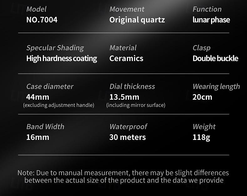 OLEVS 7004 Heren Horloges Keramische Band Chronograaf Datum Luminous Waterdicht Luxe Quartz Horloge Man TOP Merk Heren Horloge 2025 - $48.99 –P7