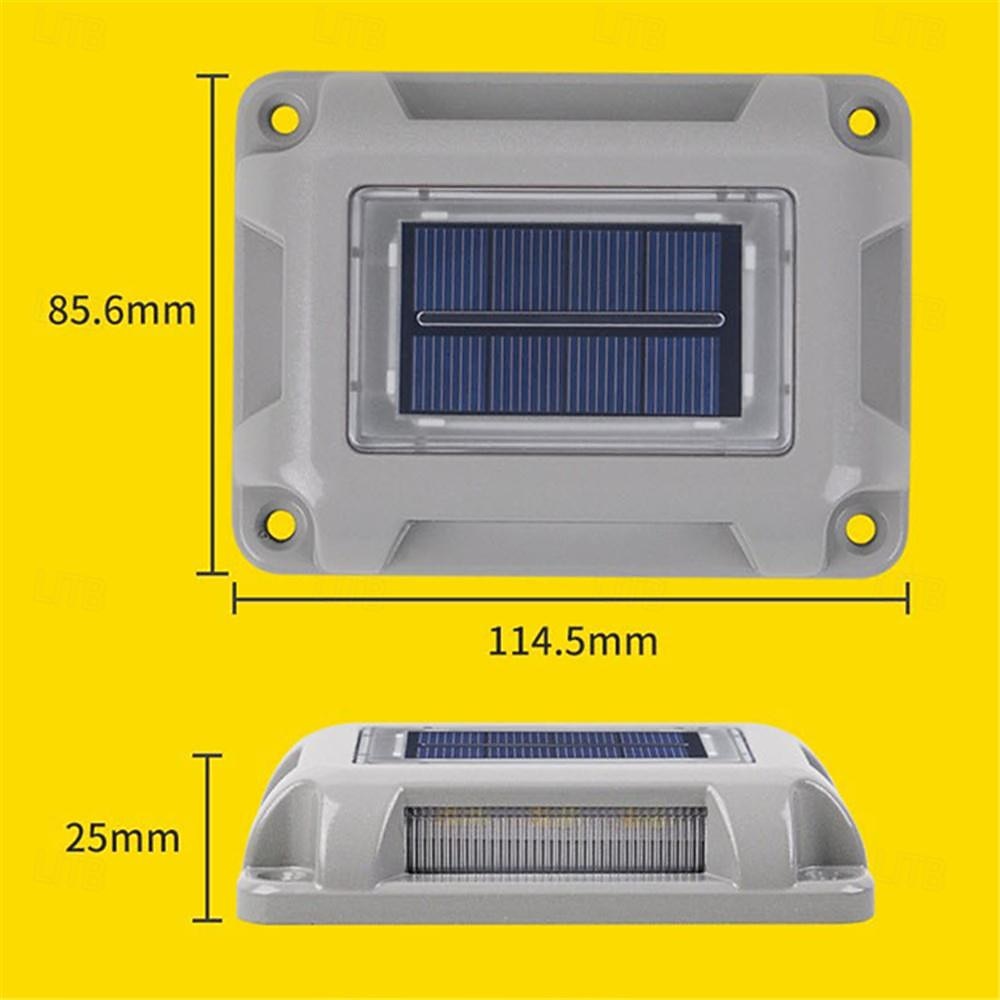 Luci solari per vialetto, lampada da ponte per passerella Lampada a LED per gradini per scale esterne ad energia solare per cortile, patio, giardino del 2025 a $23.99 –P1