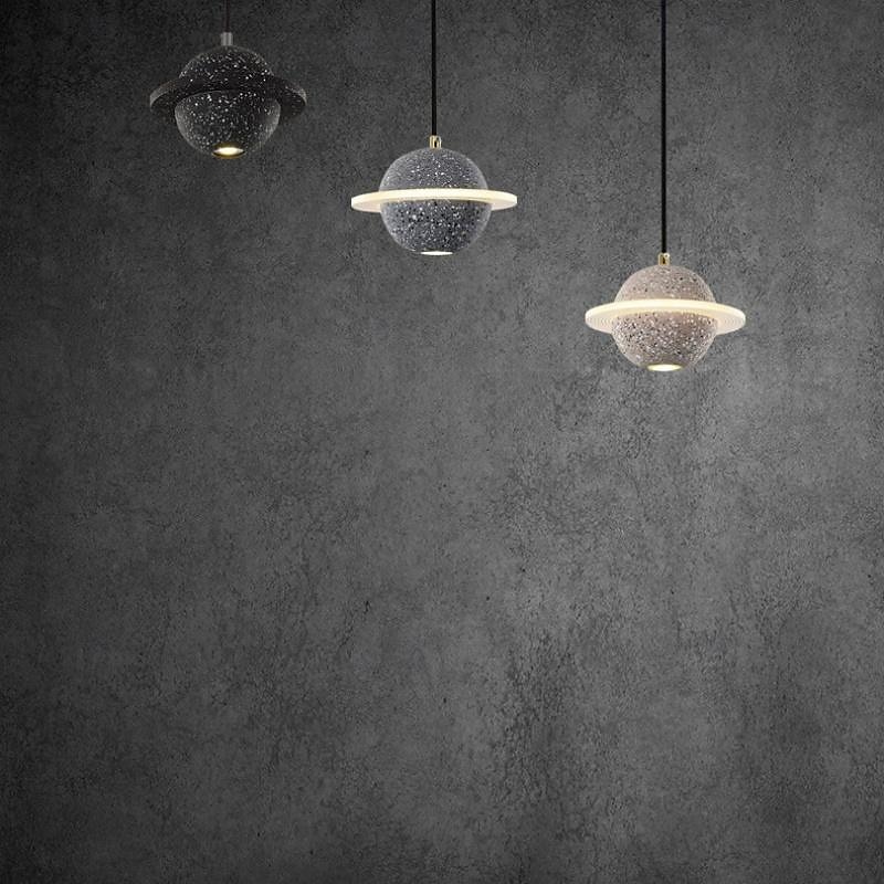 candelabru led plafoniera nordic retro acrilic ciment star camera de zi dining bar scara lumina calda 2-lumini 20cm 110-120v 220-240v 2025 - $172.99 –P17