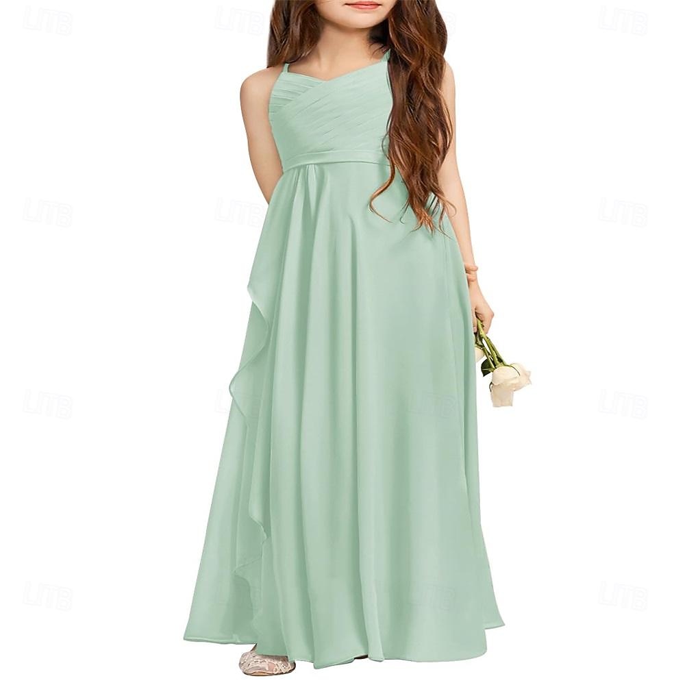 Bambino Da ragazza Vestito da festa Tinta unica Senza maniche Anniversario Occasioni speciali Compleanno Di tendenza Adorabile Giornaliero Poliestere Estate Primavera 2-12 anni Rosa Blu Viola del 2026 a $67.99 –P4