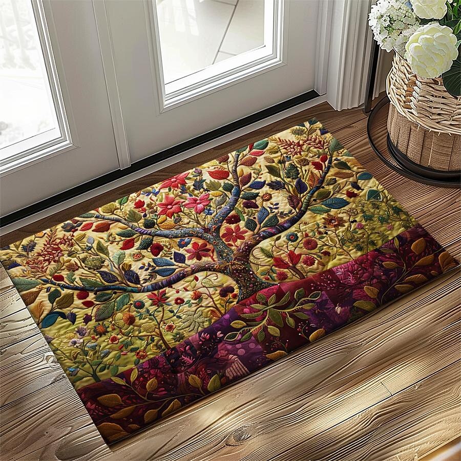 Vintage Tree of Life Doormat Floor Mats Washable Rugs Kitchen Mat Non-Slip Oil Proof Rug Indoor Outdoor Mat Bedroom Decor Bathroom Mat Entrance Rug 2025 - $16.99 –P4