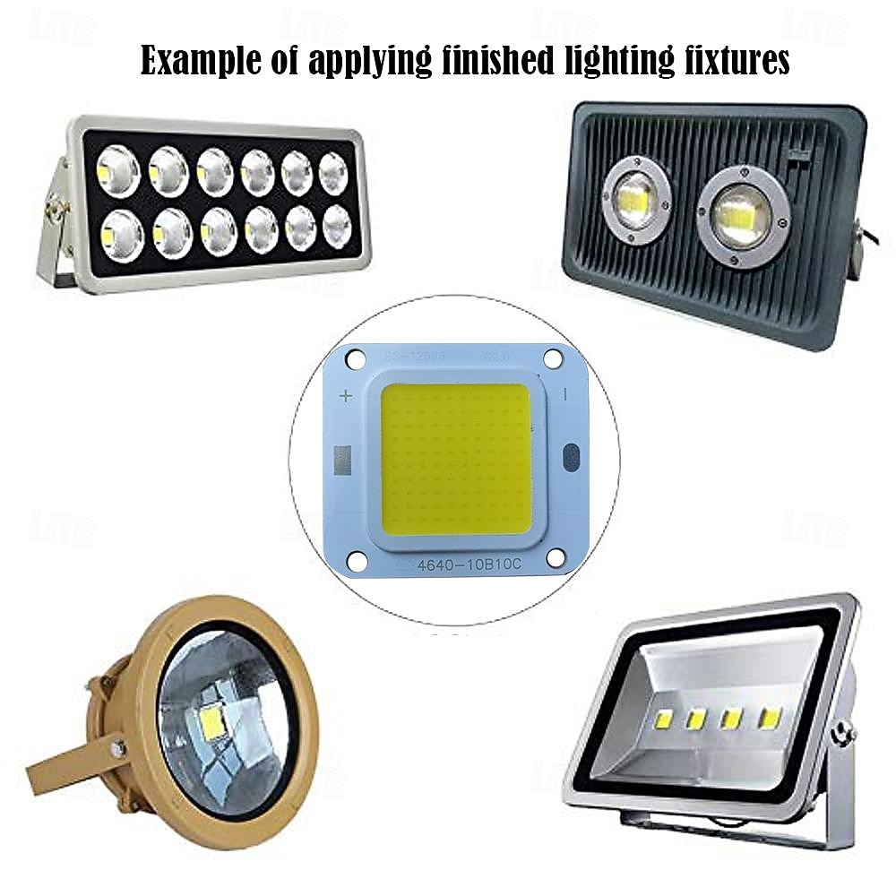 2PCS High Power Real Wattage LED COB Lamp Chip Warm White Naturally White and  White for DIY Flood Light Spotlight DC30-34V 2026 - $12.99 –P4