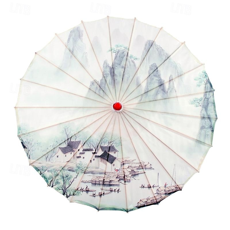 Silk Cloth Parasol (33-inch Peony) - Chinese Japanese Style Paper Umbrella - For Weddings And Personal Sun Protection Asdf Christmas 2025 - GBP £18 –P9