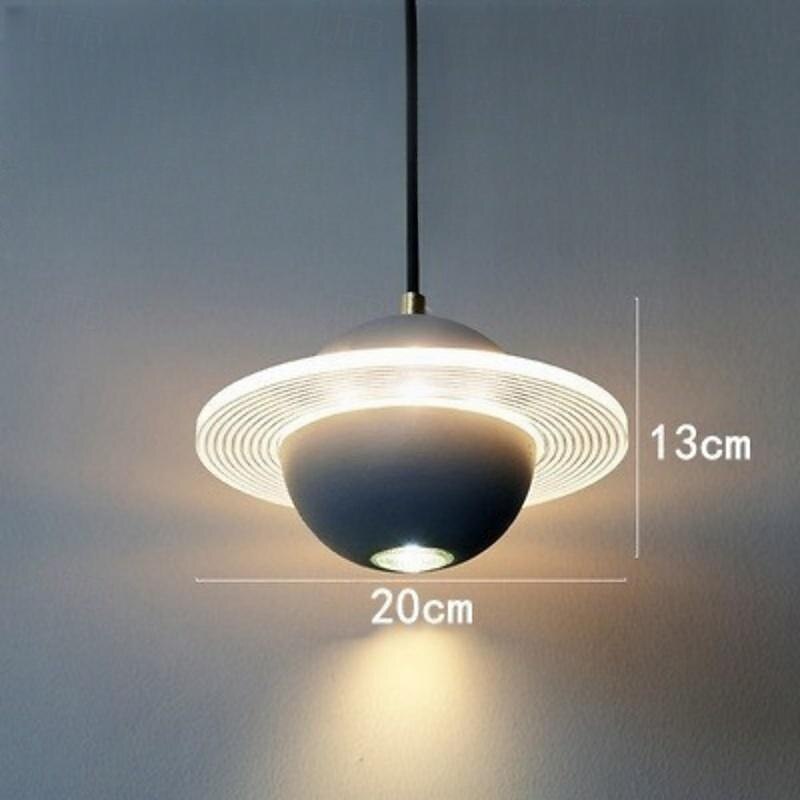candelabru led plafoniera nordic retro acrilic ciment star camera de zi dining bar scara lumina calda 2-lumini 20cm 110-120v 220-240v 2025 - $172.99 –P15