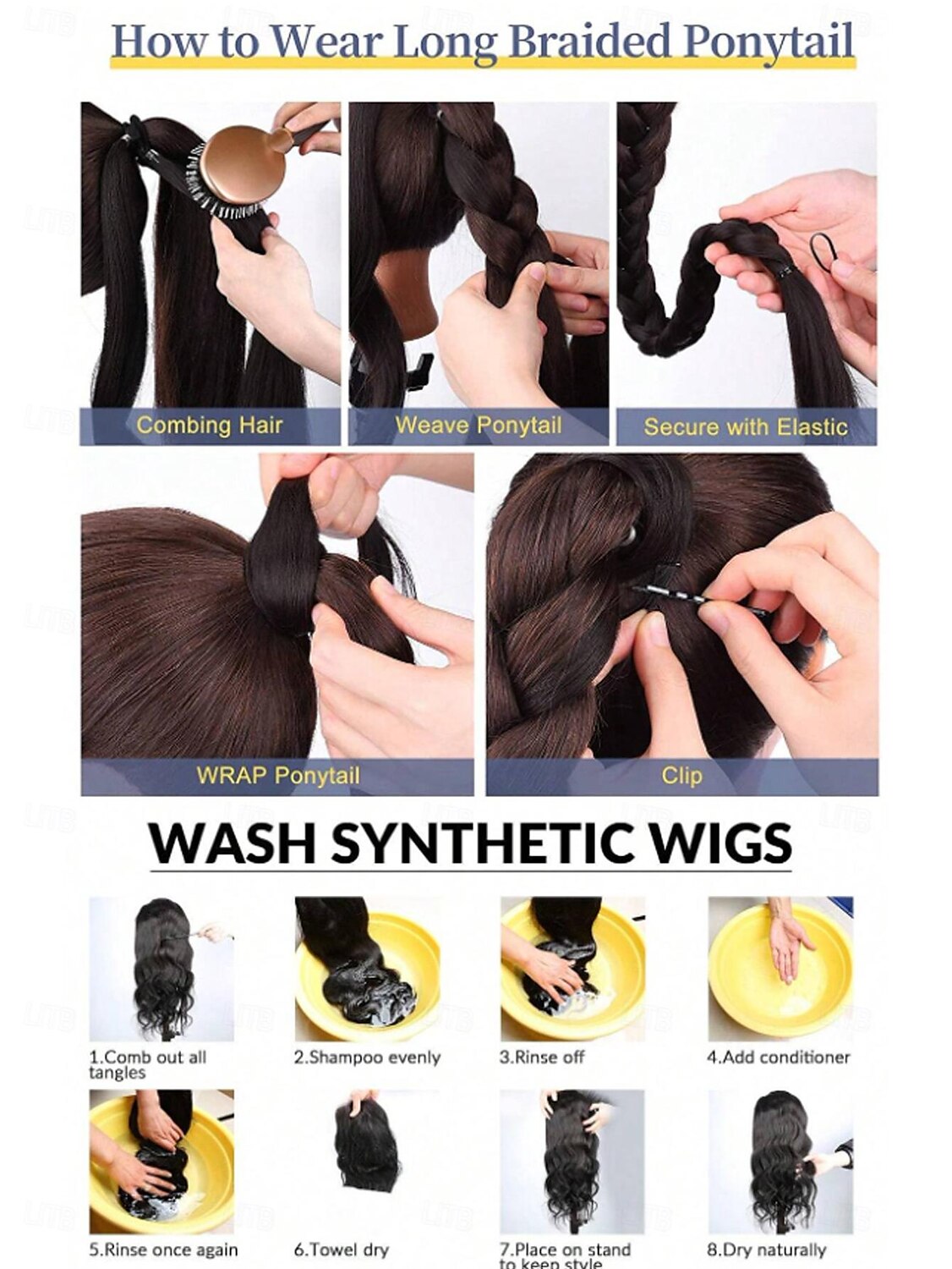 Extension Jumbo Box Braids Synthetic Hair Braiding Hair 2pcs / pack 2025 - $10.99 –P2
