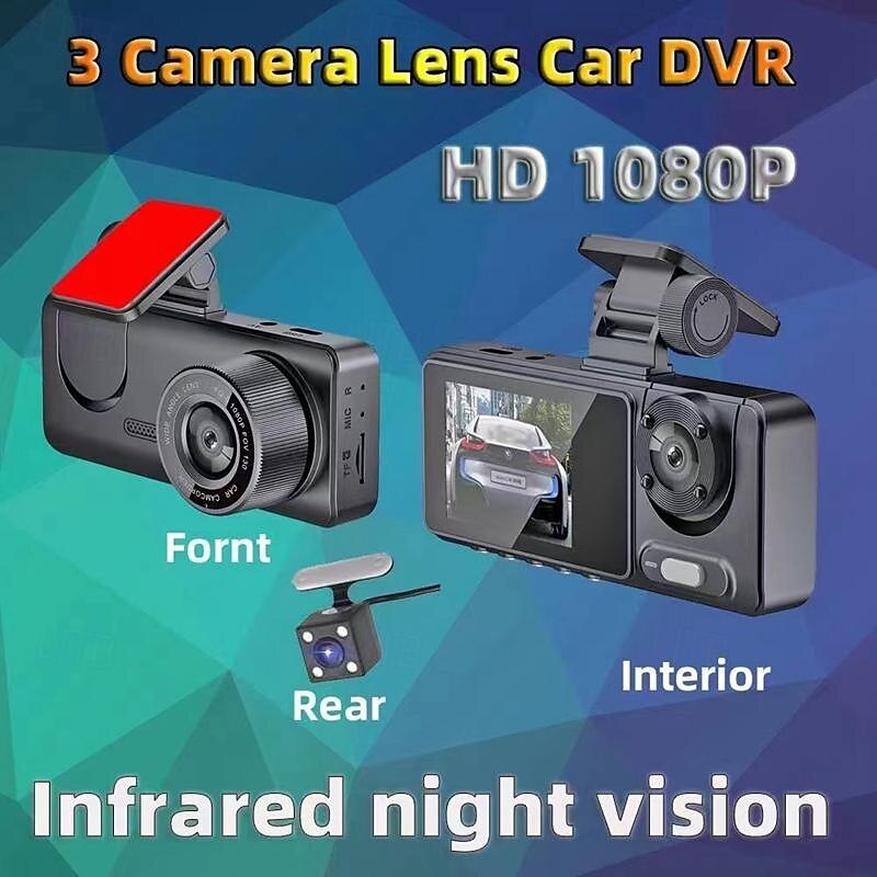 2025年 S16 1080p 新デザイン / ワイヤレス / HD 車のDVR １７０度 広角の 2 インチ IPS ダッシュカム ととも​​に WIFI / ナイトビジョン / 駐車モード 8 赤外線LED カーレコーダー  コレクション – $111.99 –P12