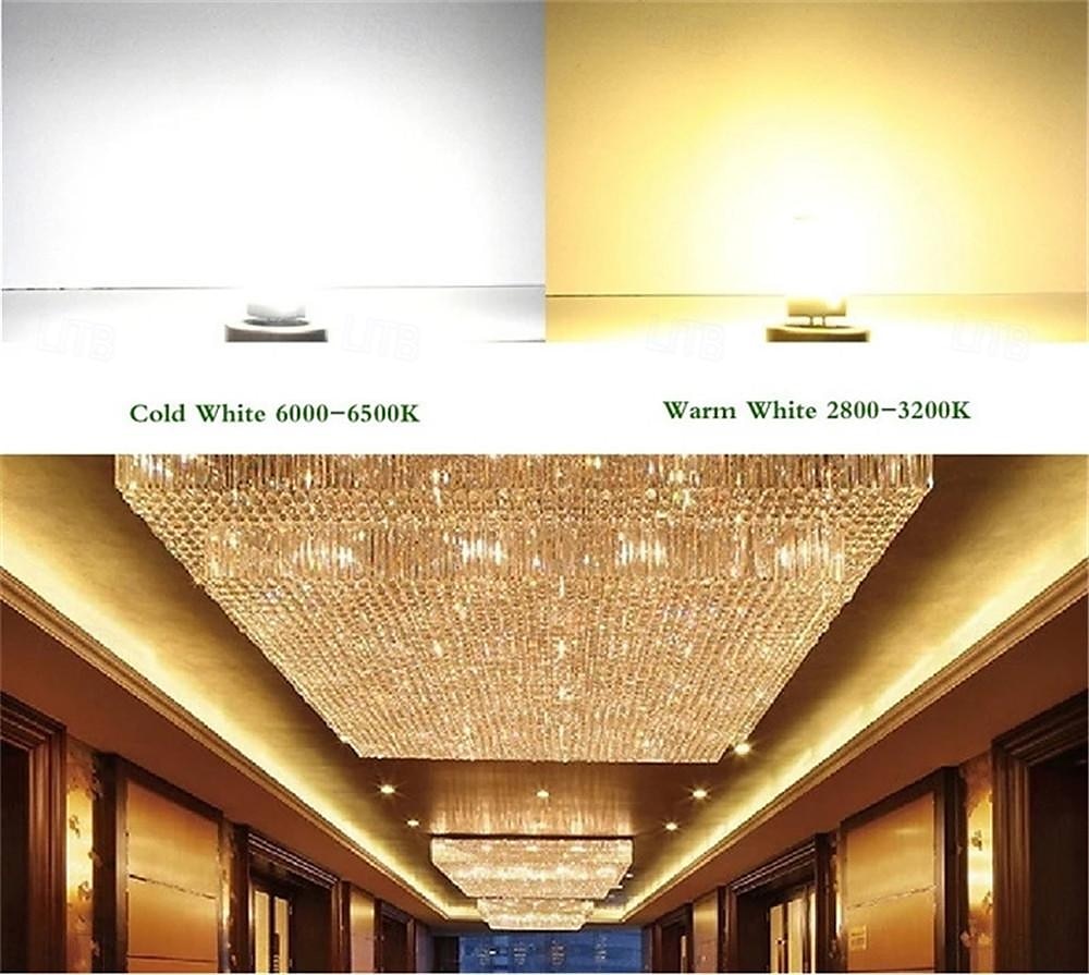 6pcs/10pcs Ceramic Led Bulbs E14/G9 Flicker Free AC110-265V 54LEDs SMD 2835 LED Corn Bulb Lamp High Power E14 LED Spotlight for Crystal light 2025 - $24.99 –P5