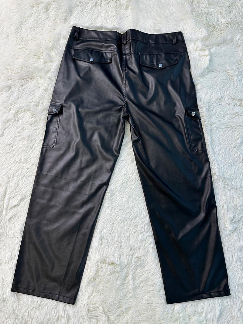 Punk & Gothique Médiéval Steampunk Pantalon Pantalon de moto à jambe droite Cavaliers Motards Déguisement Homme Décontracté Quotidien Adulte Pantalon de 2026 ? $54.99 –P7