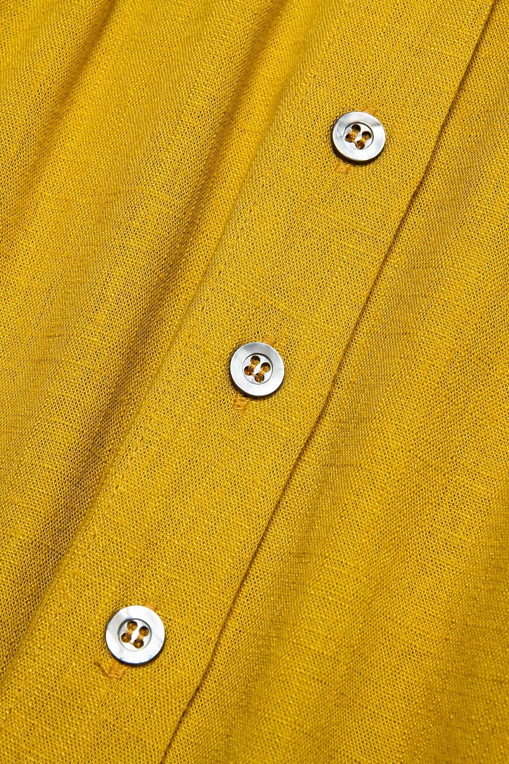 Women's Linen Blend Yellow Bow Detail Midi Tea Dress 2025 - $69.99 –P8