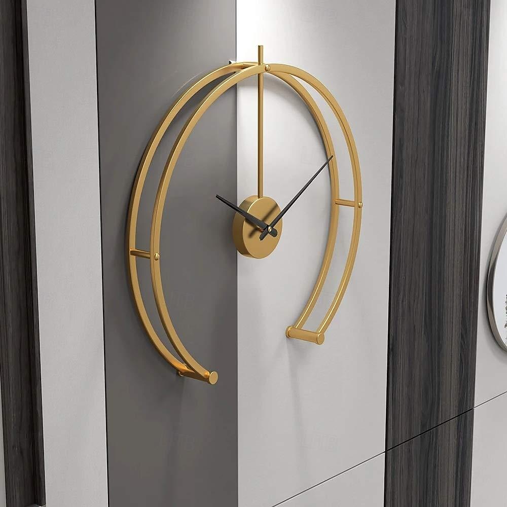 velké nástěnné hodiny moderní design minimalistické domácí hodiny obývací pokoj dekorace ložnice tiché závěsné hodinky 3d 2025 - $57.99 –P2