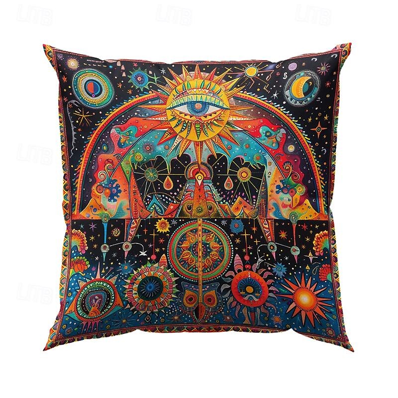 astrolabio modello etnico modello 1pc federe per cuscini dimensioni multiple costiero cuscini decorativi per esterni morbido cuscino in velluto custodie per divano divano letto decorazioni per la casa del 2025 a $13.99 –P6