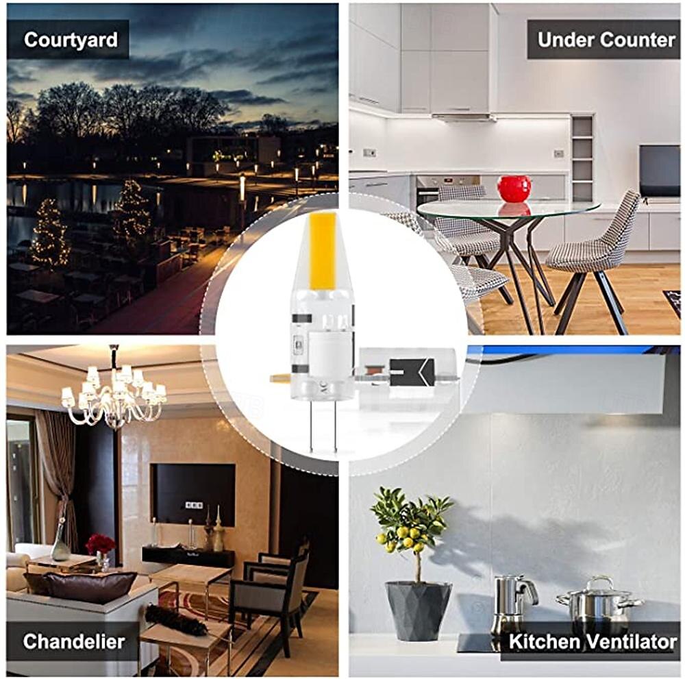 COB G4 Bulb LED 2W 3W 5W AC DC 12V LED Lamp Crystal LED Light Lampadine Lampara Ampoule LED Bulb G4 LED 6/10pcs Eye Protection No Flash 2025 - $22.99 –P7