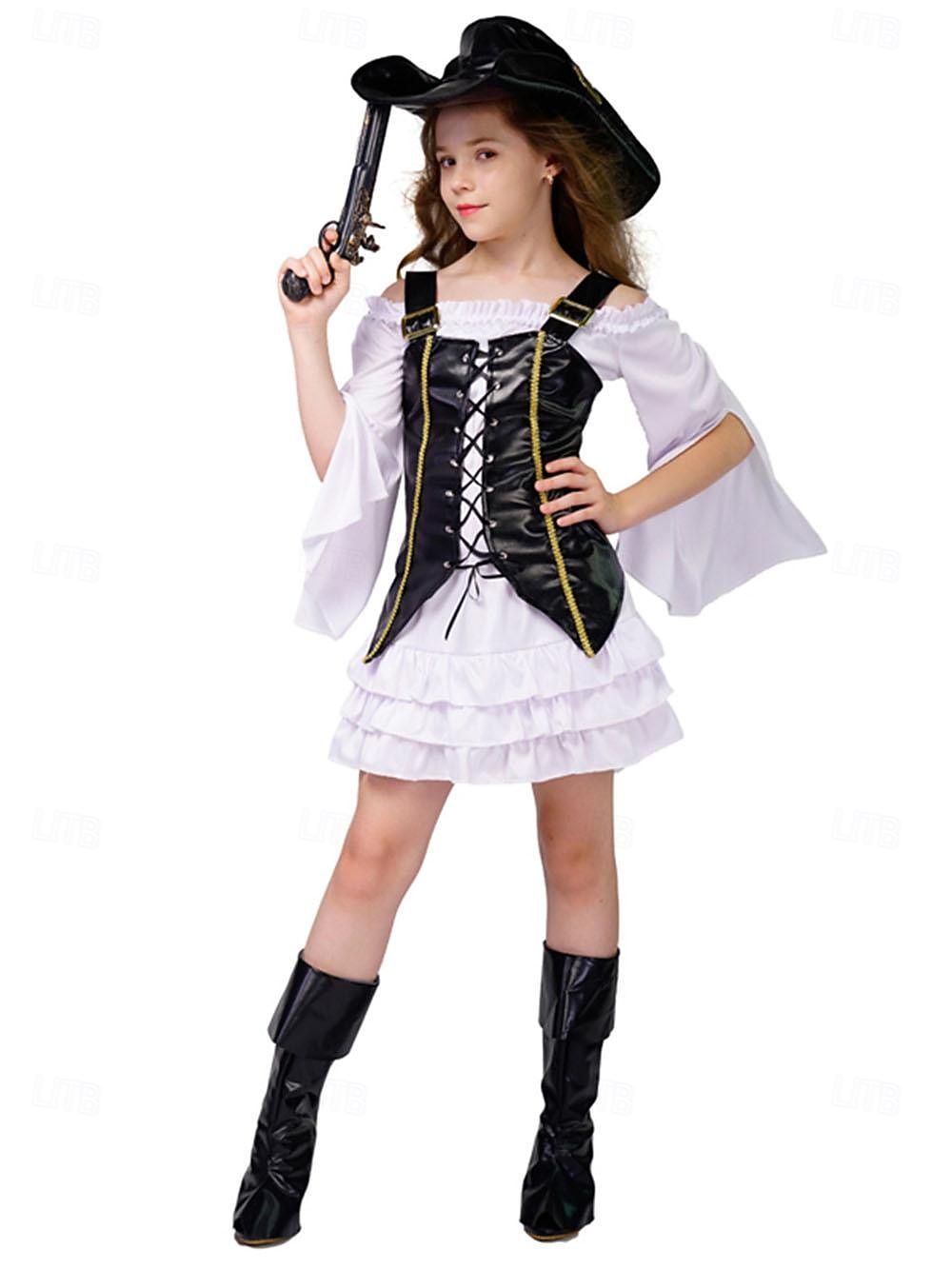 Pirates of the Caribbean Cosplay-Asut Asut Cosplay Naamiaiset for Tyttöjen Lasten Karnevaali Naamiaiset 2026 - $47.99 –P4