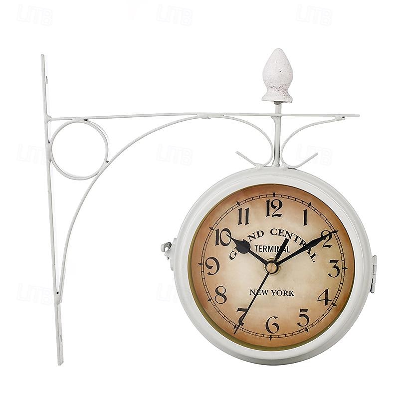 orologio da parete retrò fronte-retro stile antico europeo creativo classico orologi da parete soggiorno all'aperto camera da letto studio decorazione della parete 5 pollici del 2026 a $46.99 –P5