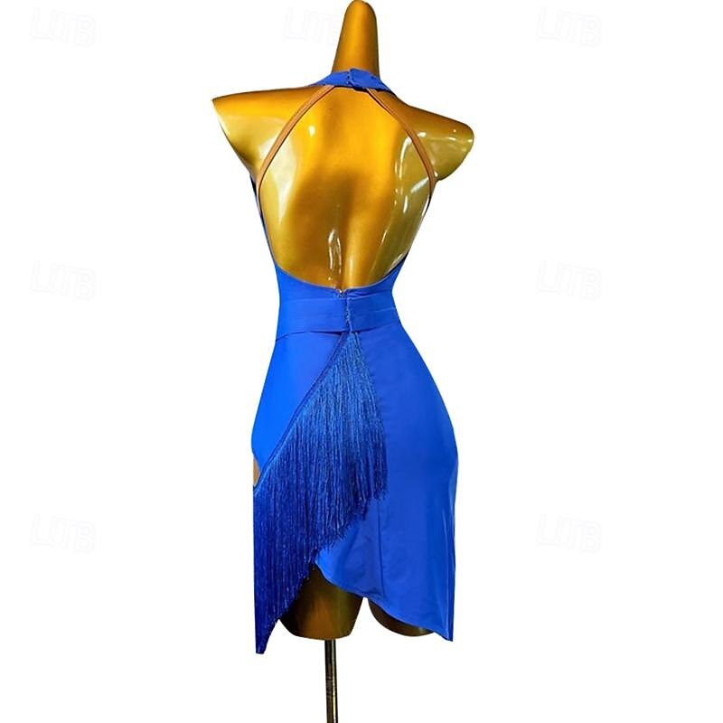 Latin tánc Ruha Rojt Női Teljesítmény Edzés Hosszú ujj Magas Spandex 2025 - $109.99 –P3