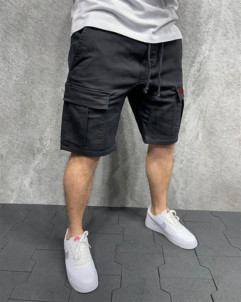Ανδρικά Σορτς φορτίου Σορτσάκια Σορτς εργασίας Πολλαπλή τσέπη Σκέτο Φοριέται σύντομο ΕΞΩΤΕΡΙΚΟΥ ΧΩΡΟΥ Καθημερινά Εξόδου Μοντέρνα Κλασσικό Μαύρο Κίτρινο 2026 - $22.99 –P7