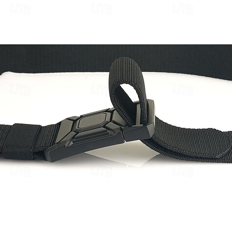Hombre Cinturón Cinturón táctico Cinturón de Cintura Negro caqui Legierung Duradero Ajustable Plano Exterior Diario 2025 - $17.99 -P9
