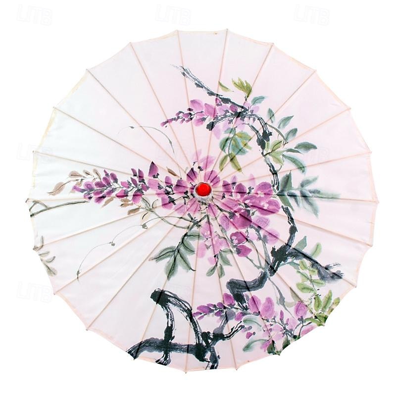 Silk Cloth Parasol (33-inch Peony) - Chinese Japanese Style Paper Umbrella - For Weddings And Personal Sun Protection Asdf Christmas 2025 - GBP £18 –P10