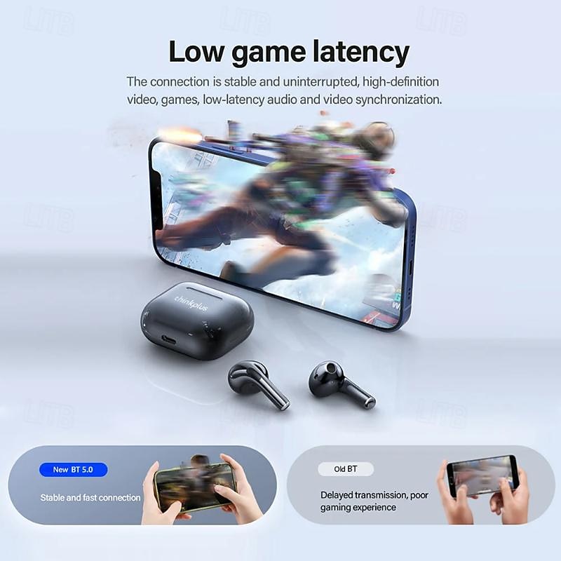 Lenovo LP40 Auriculares verdaderamente inalámbricos TWS auriculares Bluetooth 5.1 estéreo con caja de carga emparejamiento automático para Apple Samsung Huawei Xiaomi MI uso diario viajes uso al aire 2025 - $25.99 –P9