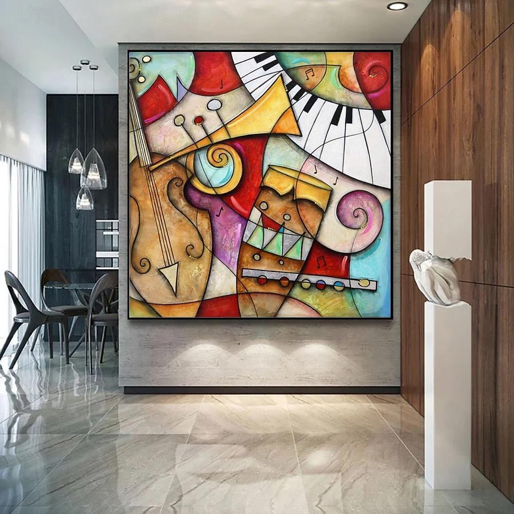 dipinto a olio fatto a mano su tela decorazione della parete di arte famoso picasso figura astratta per la decorazione domestica pittura senza cornice arrotolata non stirata del 2025 a $83.99 –P4