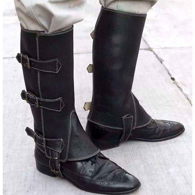 Retro Vintage Medieval Renaissance Shoes Gaiters Boot Covers Pirate Knight Ritter Viking Valhalla Men's Unisex Halloween Carnival Masquerade Event / Party Masquerade Adults' Shoe Cover 2025 - $45.99 –P2