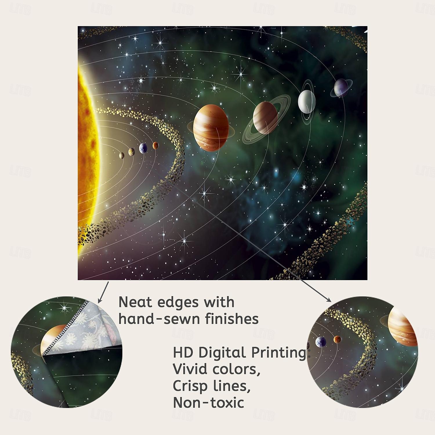 Outer Space Planets Tapestry Universe Galaxy Tapestry Wall Hanging for Bedroom Tapestry Beach Blanket College Dorm Home Decor 2025 - $16.99 –P3