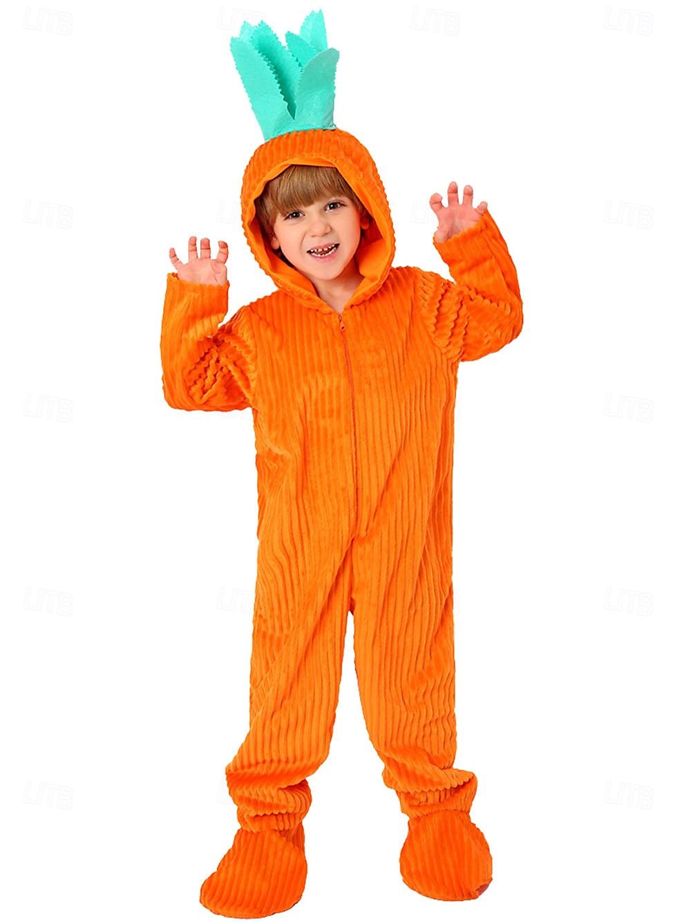 mrkev Karnevalový kostým Cosplay kostým Úbory Dětské Chlapecké Dívčí cosplay Párty Plesová maškaráda Karneval Plesová maškaráda Velikonoce Jednoduchý karnevalový kostým 2025 - $39.99 –P1