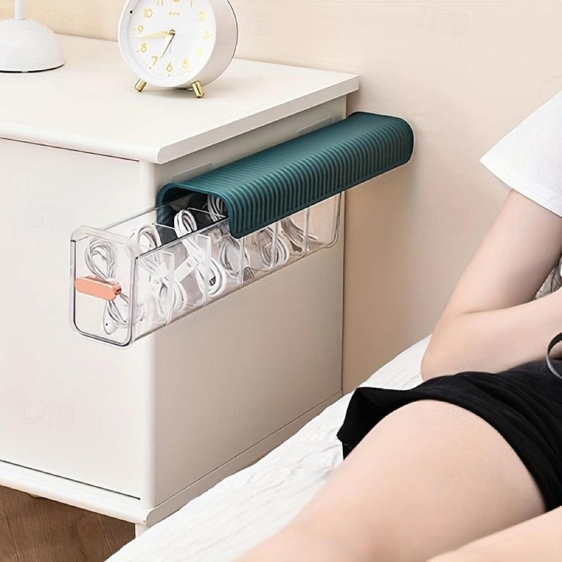 Wall-Mounted Organizer Box Sleek, Lightweight Design for Cosmetics, Cables & Desktop Items 2025 - $11.99 –P8