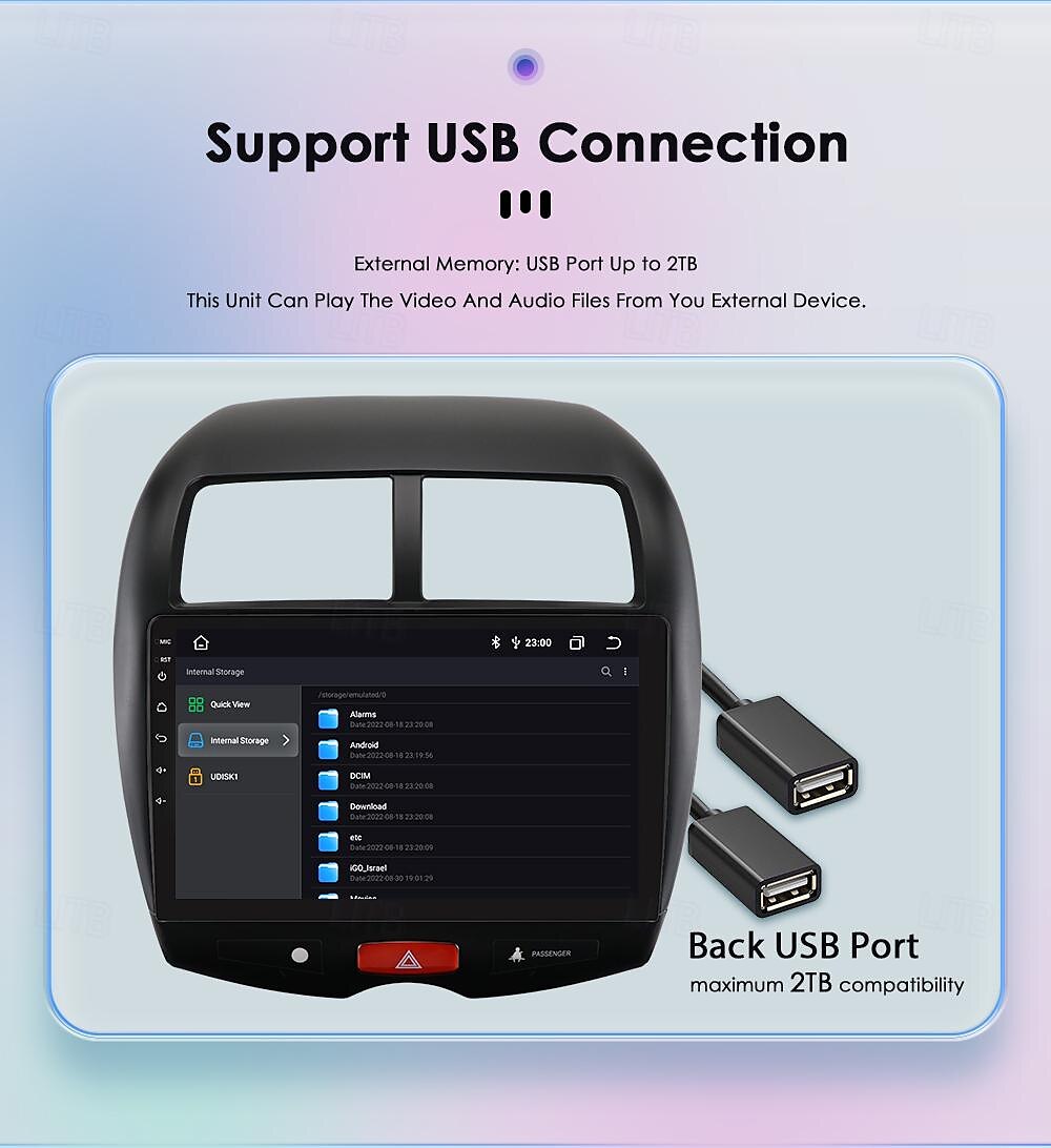 Car Radio Multimedia Video Player Android 11 2 din DVD Carplay Navi GPS for Mitsubishi ASX 2010-2018 2025 - $374.89 –P19