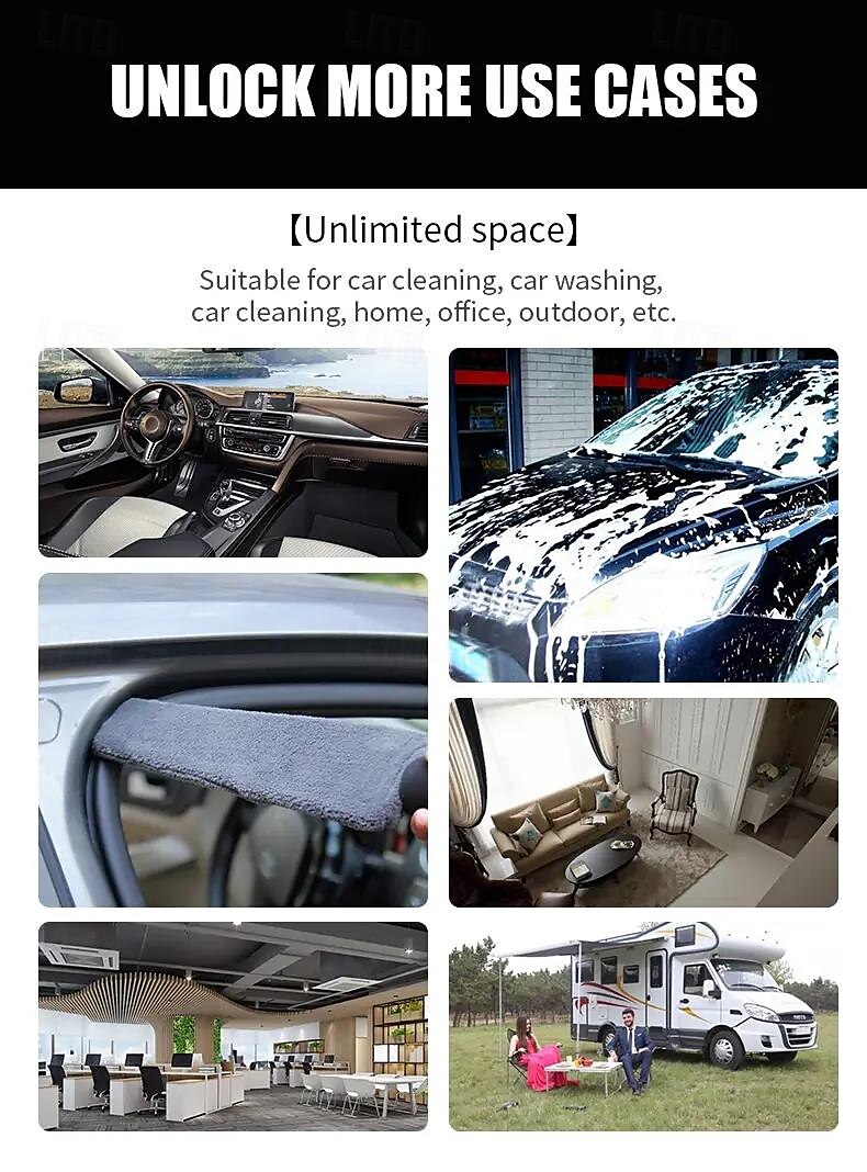 Car With The Gap Cleaning Tool Coral Velvet Cleaning Dead Corner Dust Dry and Wet Dual Use 2025 - $13.99 –P4