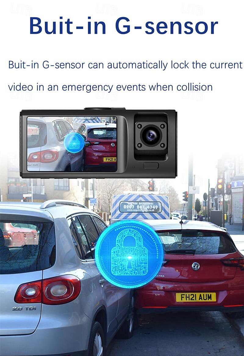 V20 1080p Nieuw ontwerp / HD / met achteruitrijcamera Auto DVR 150 graden Wijde hoek 2 inch(es) IPS Dash Cam met WIFI / Nacht Zicht / G-Sensor 4 infrarood LED's Autorecorder 2025 - $72.99 –P7