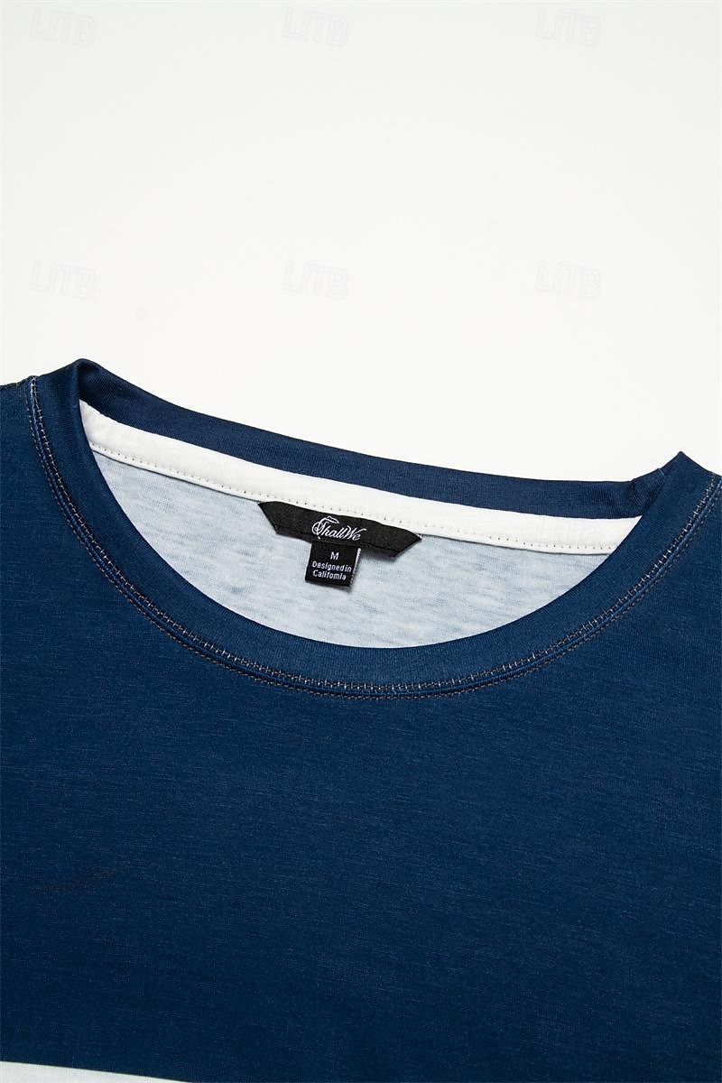 Women's T Shirt Striped Basic Long Sleeve Round Neck Regular Tops Daily Weekend Print Black White Red Blue Gray Fall & Winter 2025 - $23.99 –P3