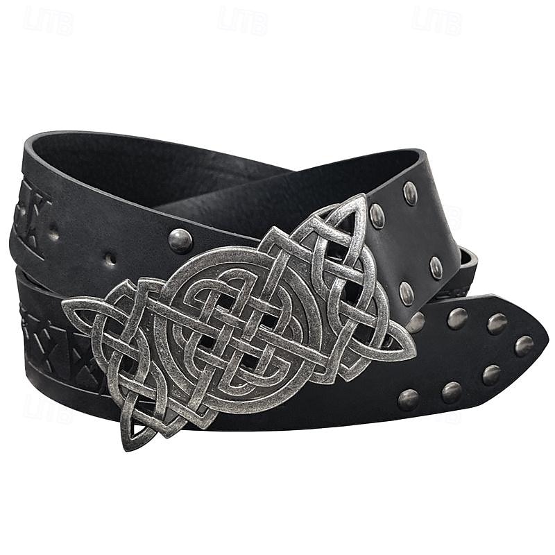 Punk og gotisk Kostymer i middelalderstil Renessanse Cosplay kostyme Midjebelte Knekt Viking Keltisk ridder Herre Dame Viking Halloween Karneval Maskerade Ytelse Stadie LARP Voksne Belte Midjebelte 2025 - $16.99 –P4