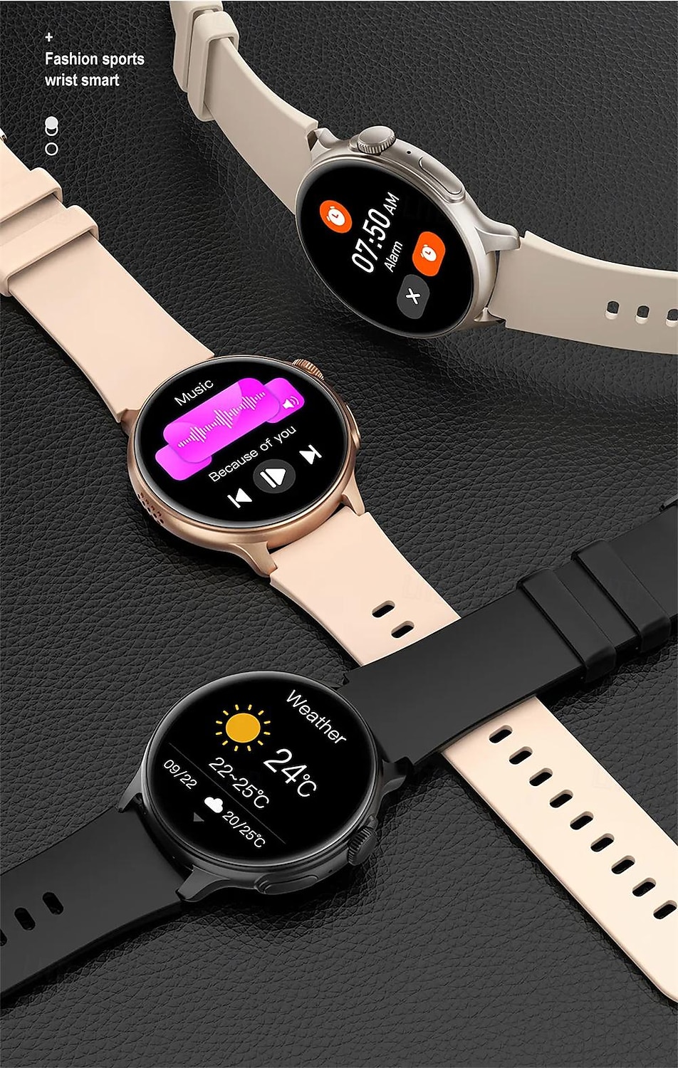 s58 έξυπνο ρολόι καρδιακού ρυθμού κλήση bluetooth amoled οθόνη βήμα μέτρησης έξυπνο μπρασελέ αθλητικό ρολόι 2025 - $47.99 –P1