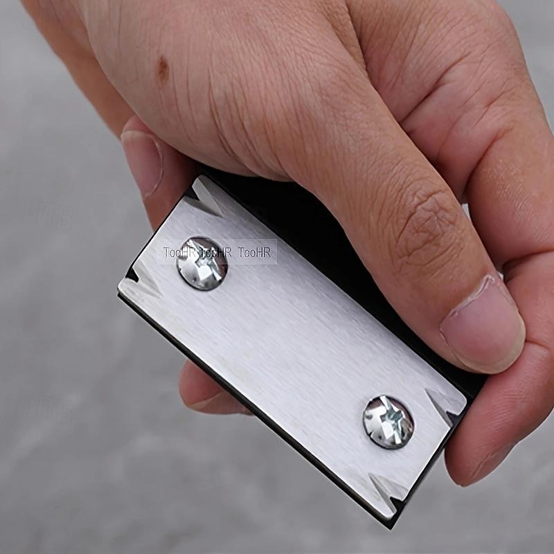 Recorte de carpintería, cepillo de esquina de borde de cuchillo, recortador de bandas de borde especial, filete de biselado de madera, tablero raspador, herramienta de desbarbado 2025 - $19.99 –P4
