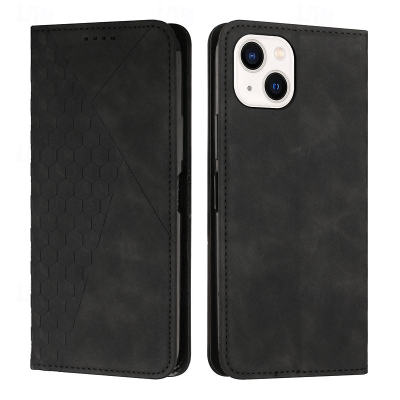 telefon fodral Till iPhone 16 iPhone 15 Pro Max iPhone 14 13 12 11 Pro Max Mini SE X XR XS Max 8 7 Plus Plånboksfodral Magnet med handledsrem Stöd Geometriska mönster TPU PU läder 2025 - $18.99 –P6